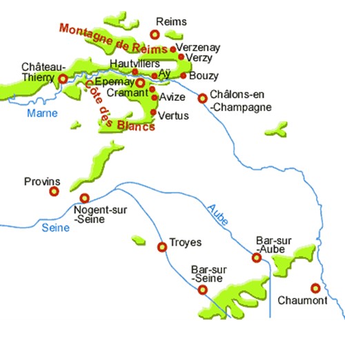 carte champagne